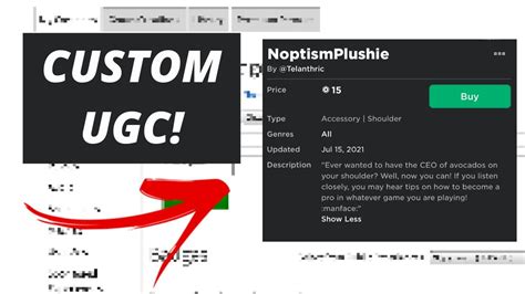 How to upload a ugc item in roblox. Things To Know About How to upload a ugc item in roblox. 